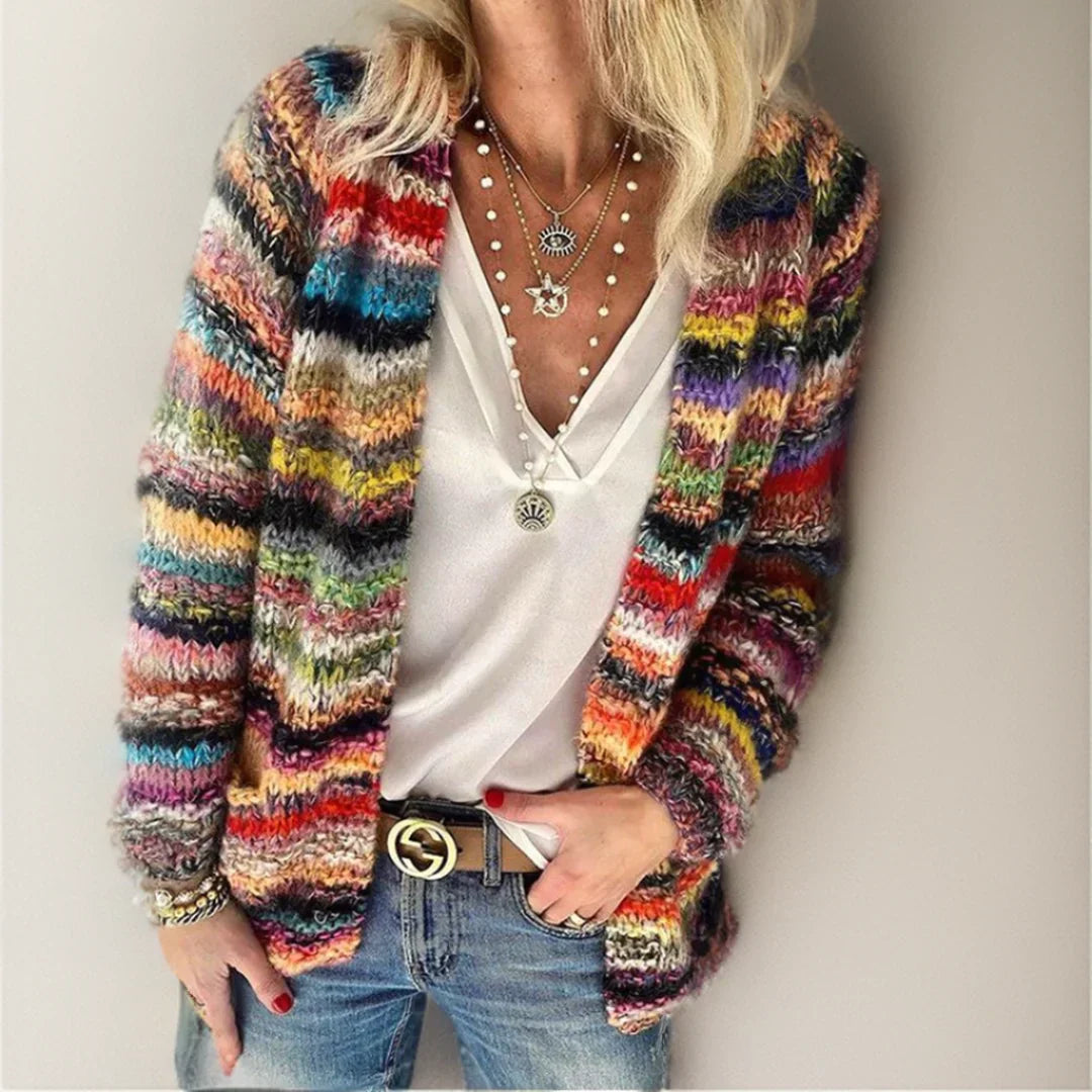 Lili - Colorful and comfortable vintage-style sweater
