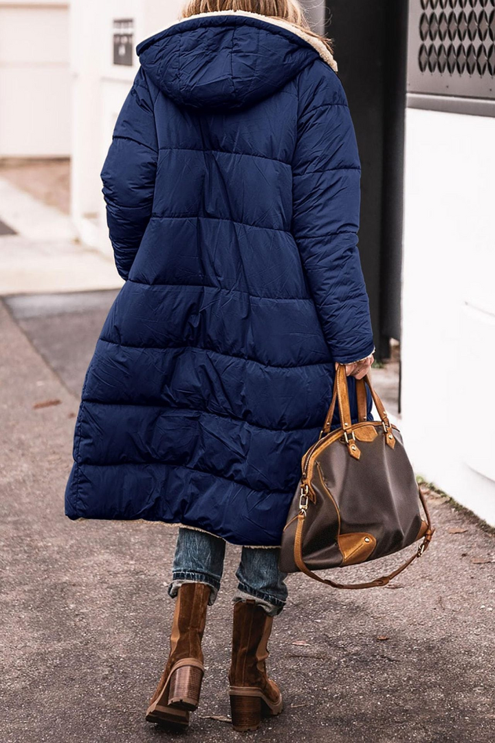 Lyra™ - Elegant reversible coat for women