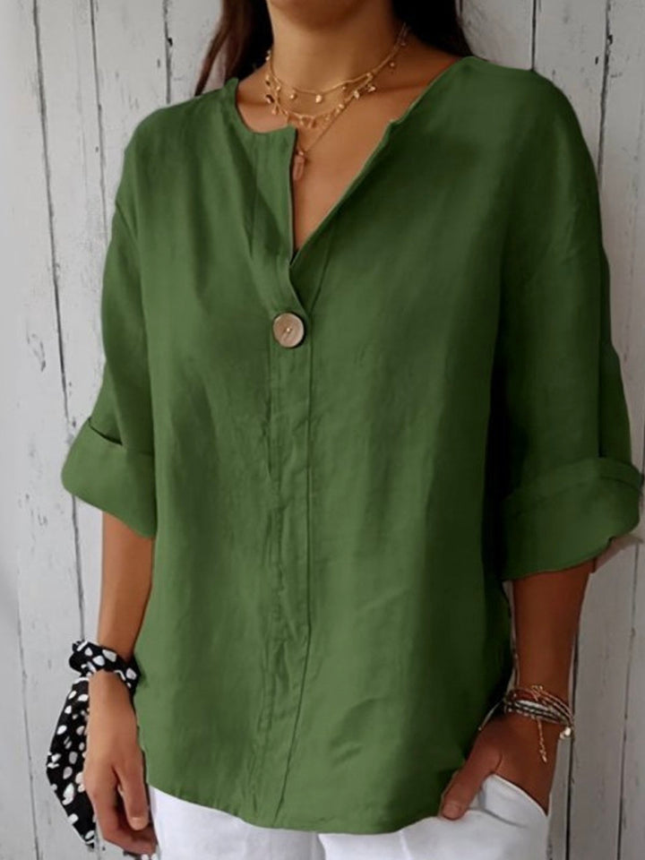 Freja | Casual V-neck blouse for a relaxed look