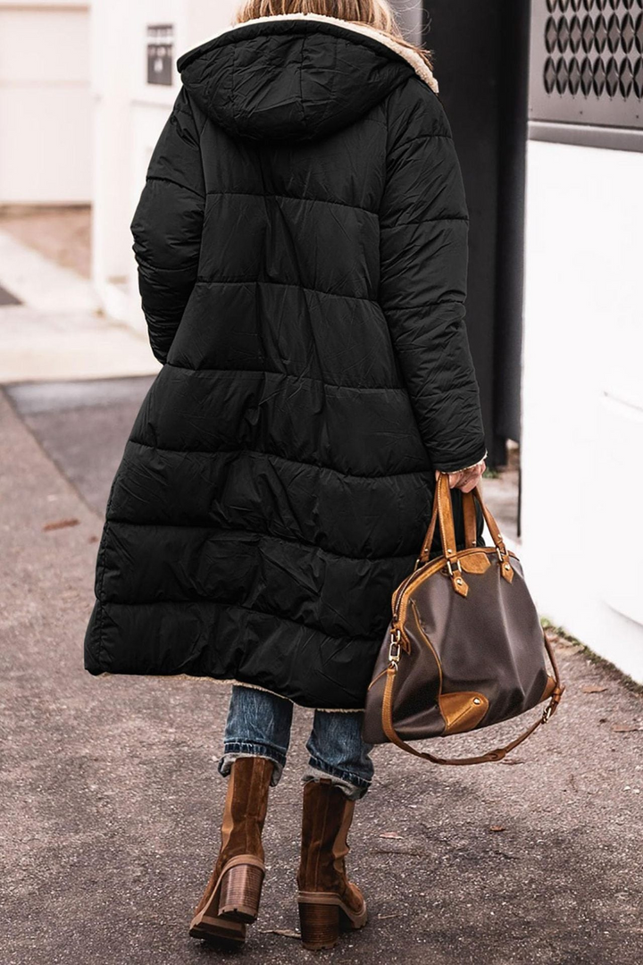 Lyra™ - Elegant reversible coat for women