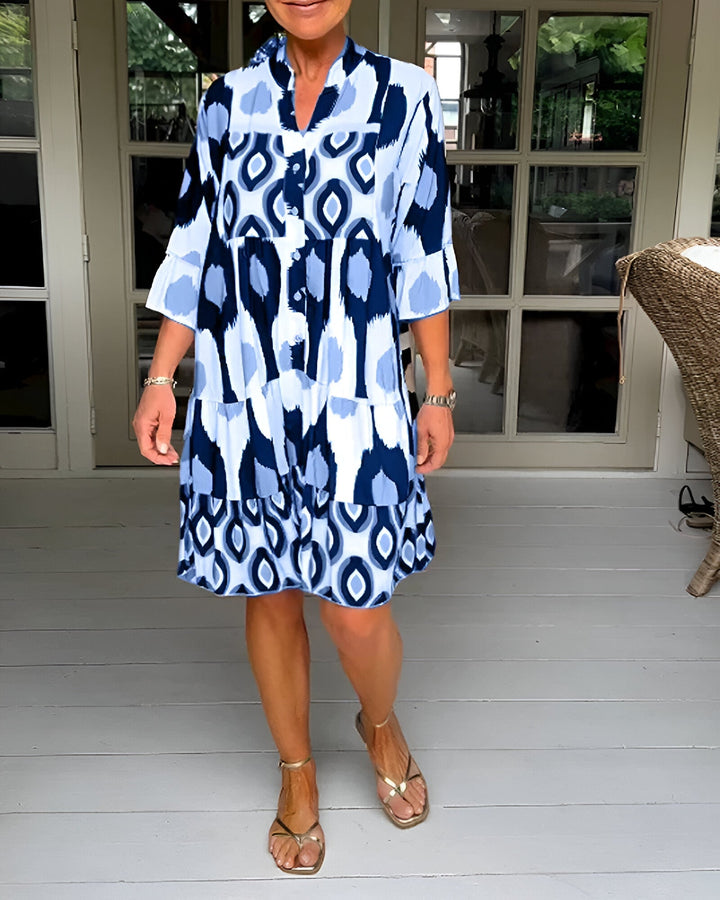 Mia - Button Midi Dress
