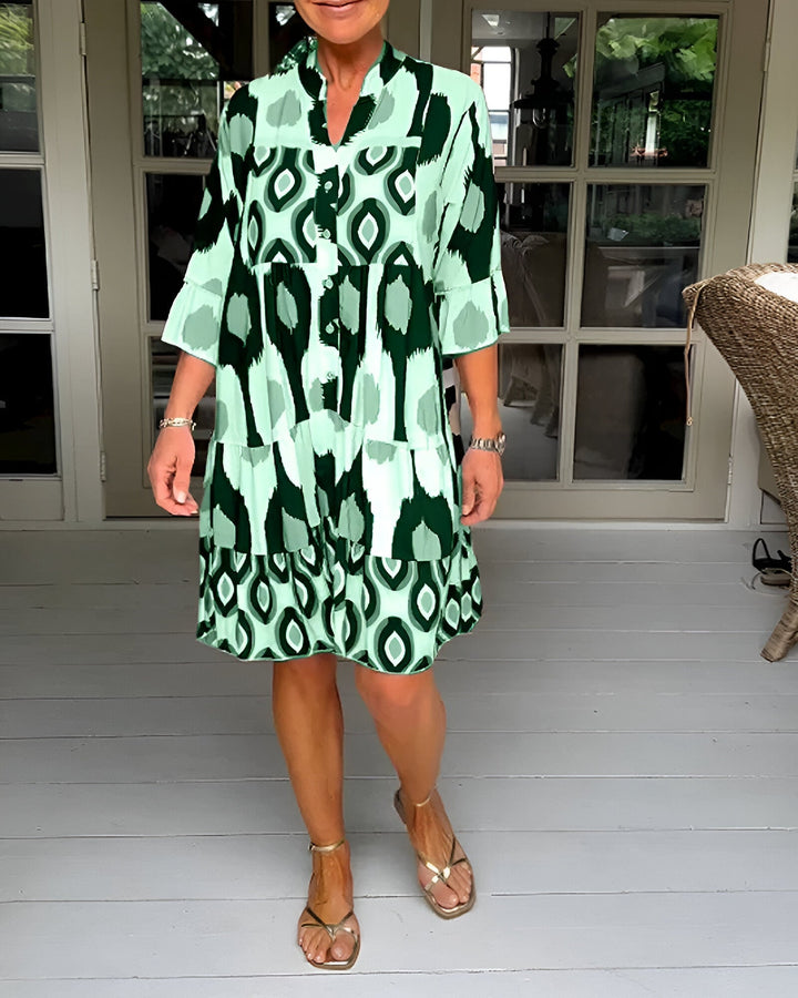Mia - Button Midi Dress