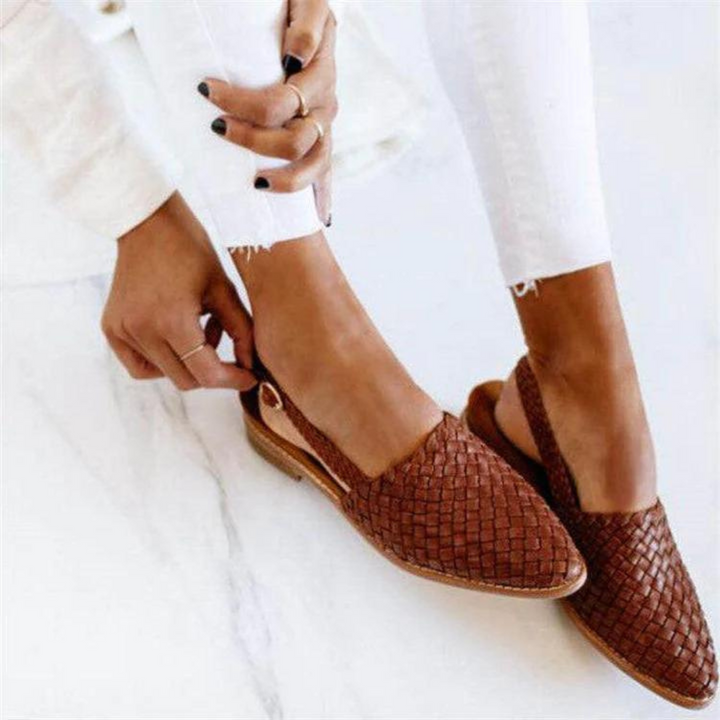 Honoria | Chic slingback shoes made from high-quality fabric