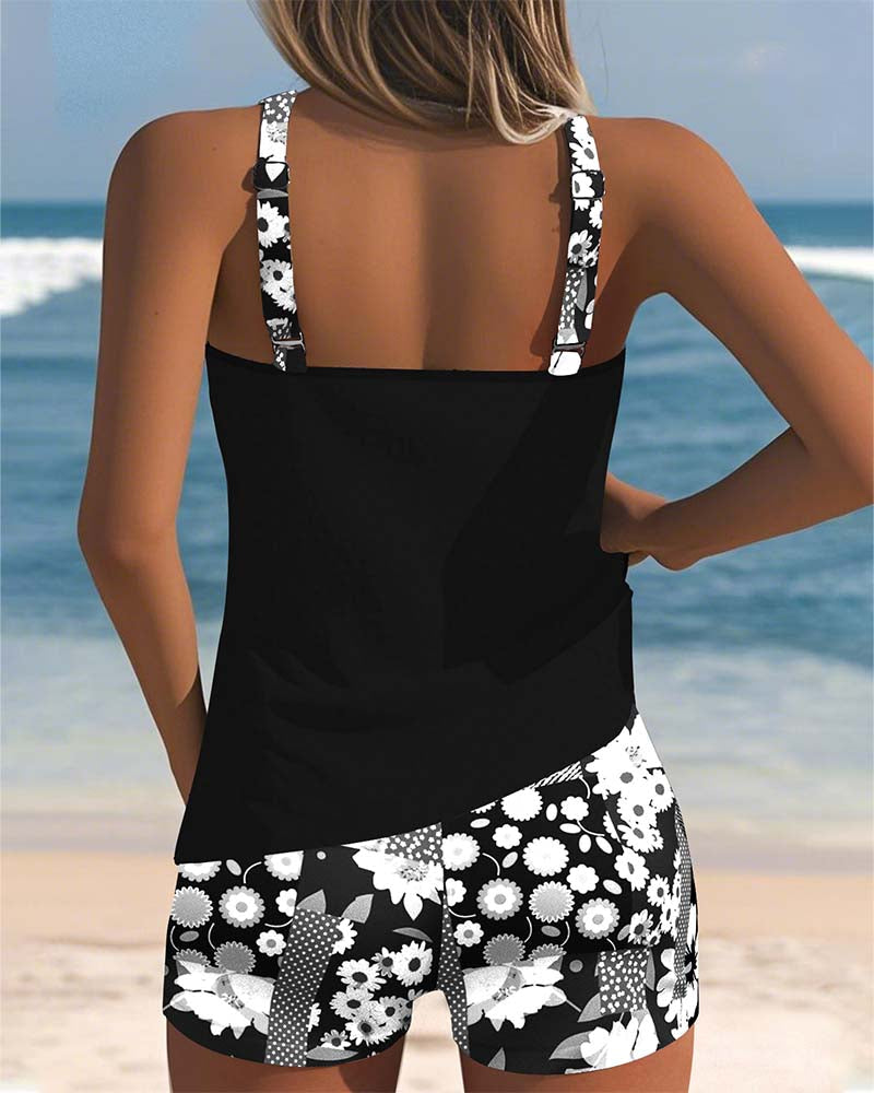 Lilly  | Summer Floral Swimsuit Set