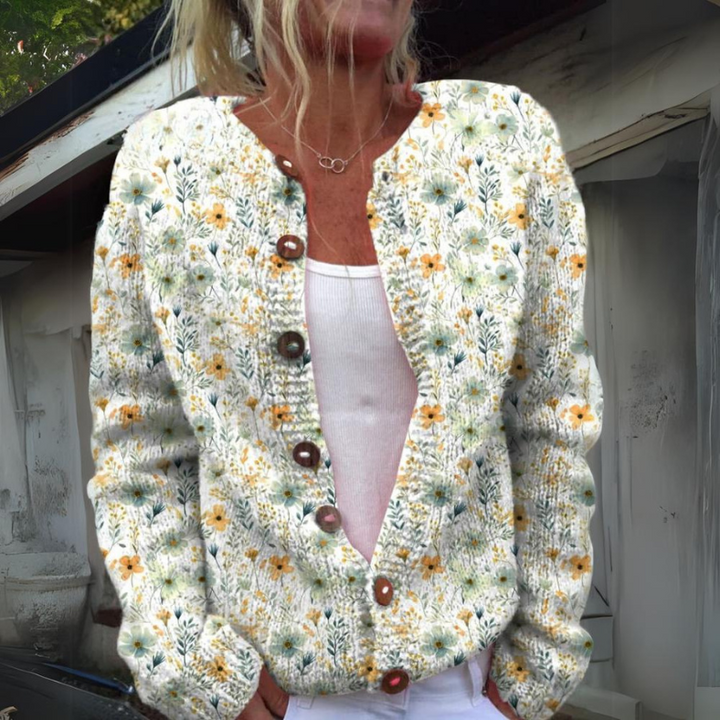 Flaire™ -  Cardigan with floral print