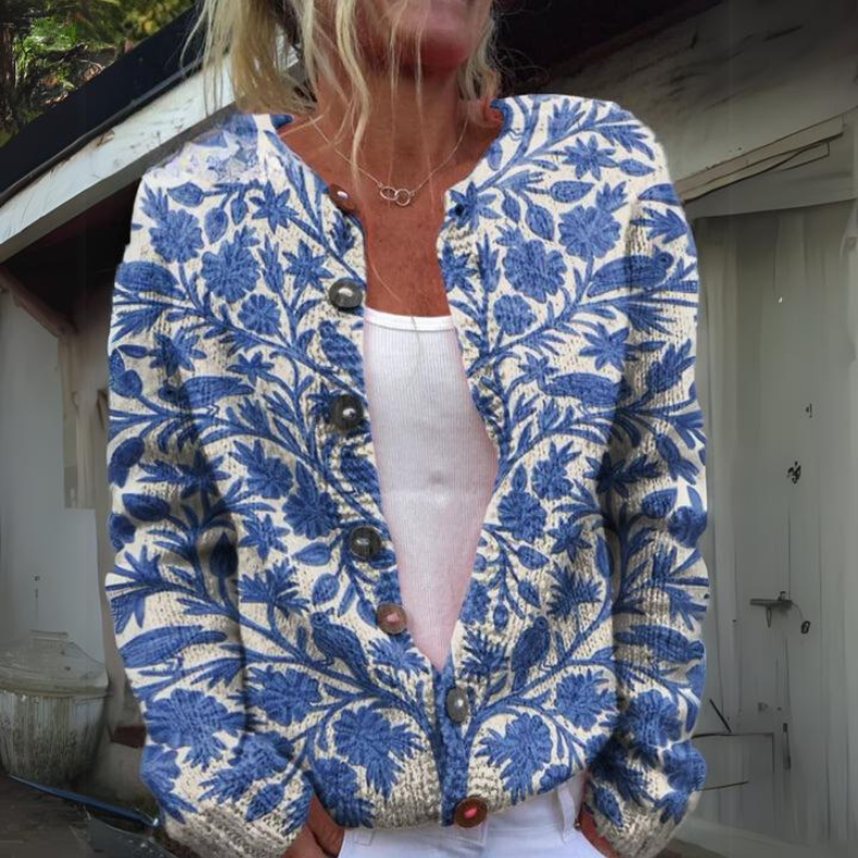 Flaire™ -  Cardigan with floral print