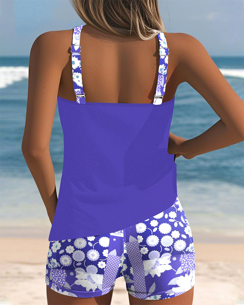 Lilly  | Summer Floral Swimsuit Set
