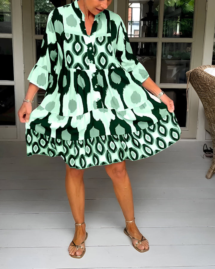 Mia - Button Midi Dress