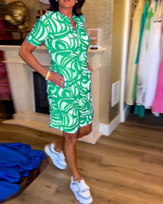 Zarah™ l Kleid mit V-Ausschnitt