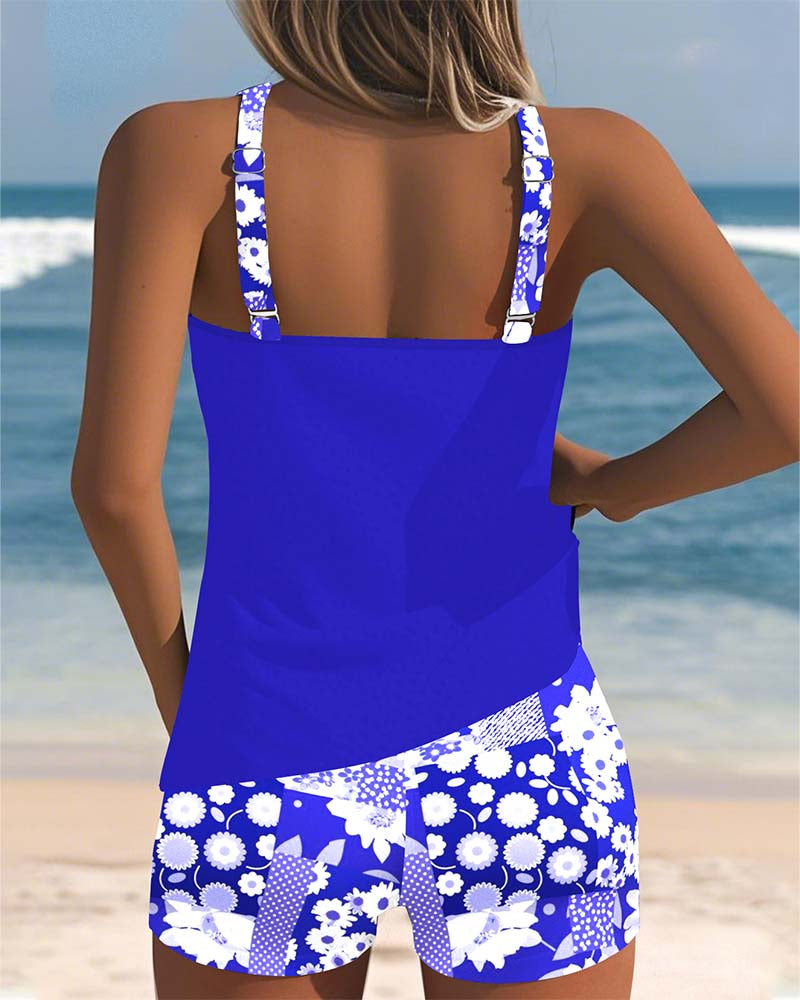 Lilly  | Summer Floral Swimsuit Set
