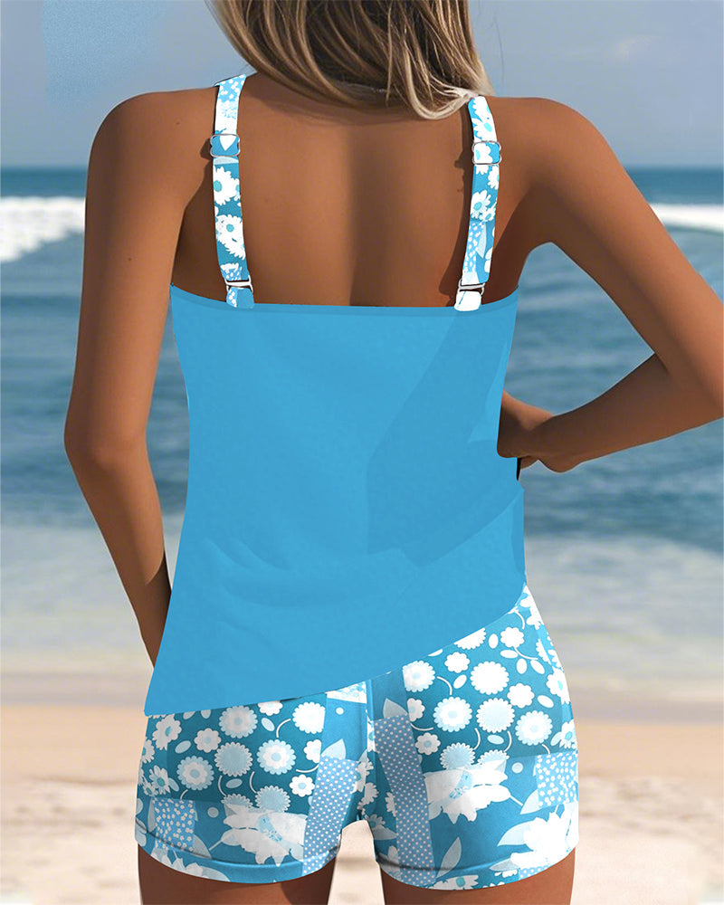 Lilly  | Summer Floral Swimsuit Set