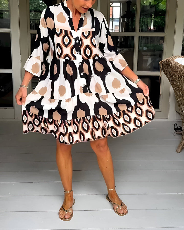 Mia - Button Midi Dress
