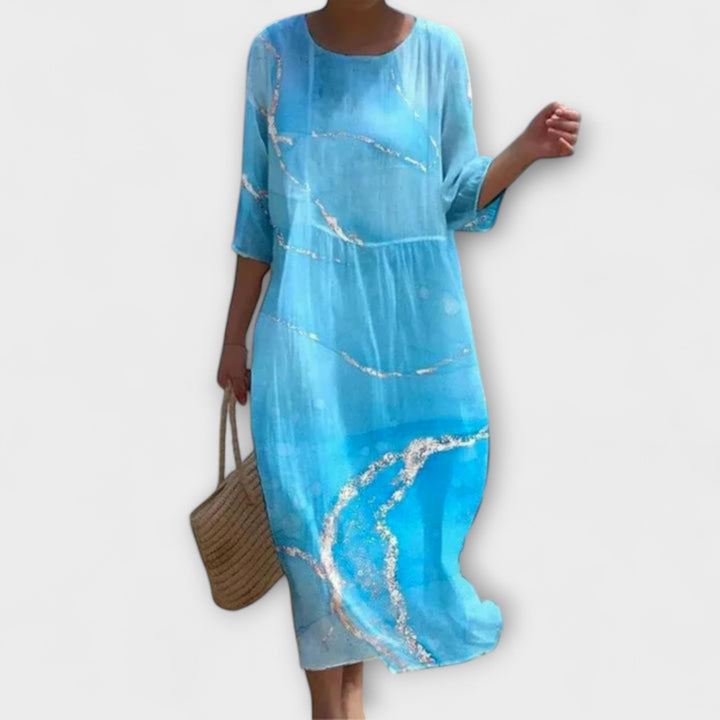 Miranda - Stylish floral maxi dress