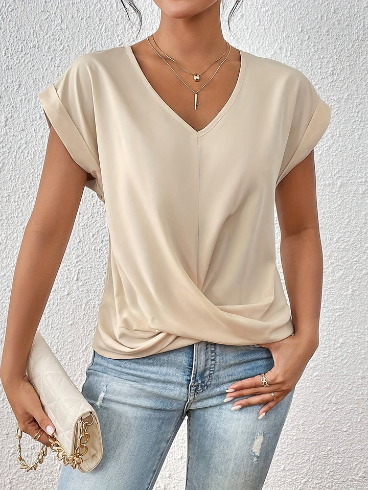 Carmen™ - Casual T-Shirt with Sweetheart Neckline
