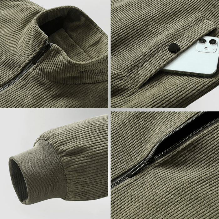 Rob™ - Cord Jacket With Fleece Lining