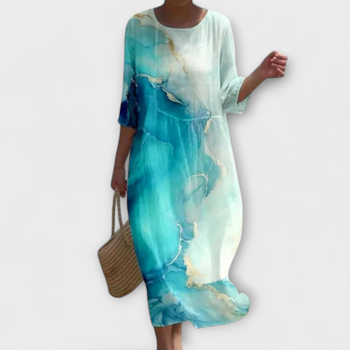 Miranda - Stylish floral maxi dress