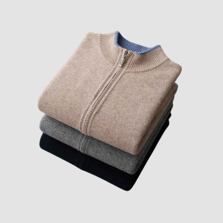 Michael™ - Pure Cashmere Zip