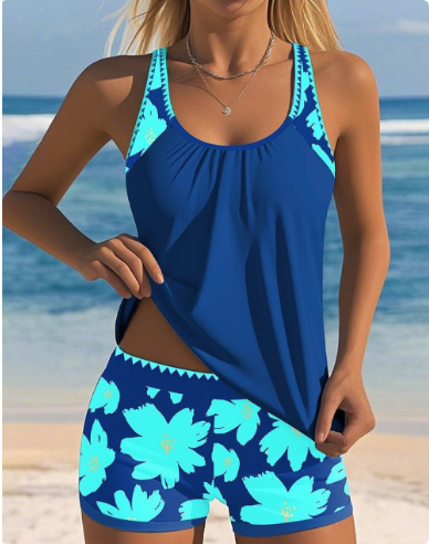Genevieve – Printed Two-Piece Swim Set