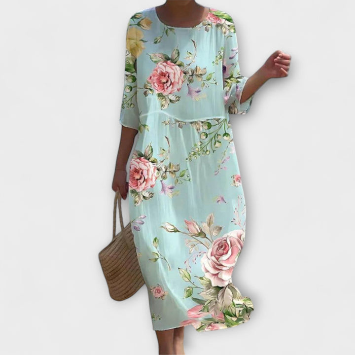 Miranda - Stylish floral maxi dress