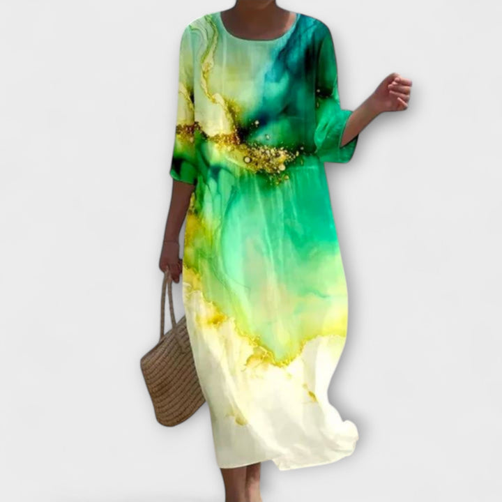 Miranda - Stylish floral maxi dress