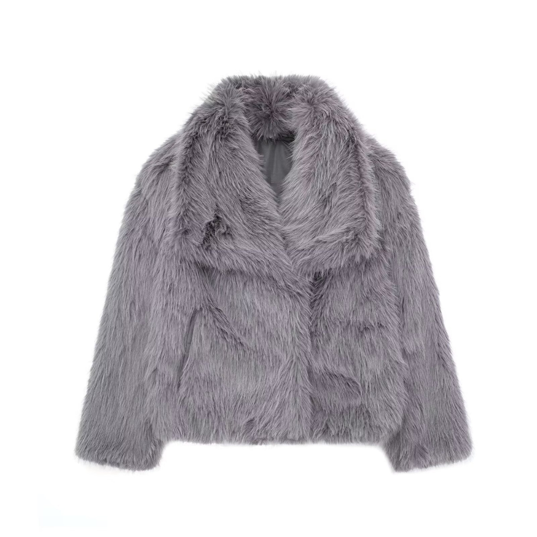 Bruna™ - Fur coat