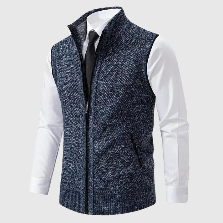 Finn - Knitted waistcoat for men