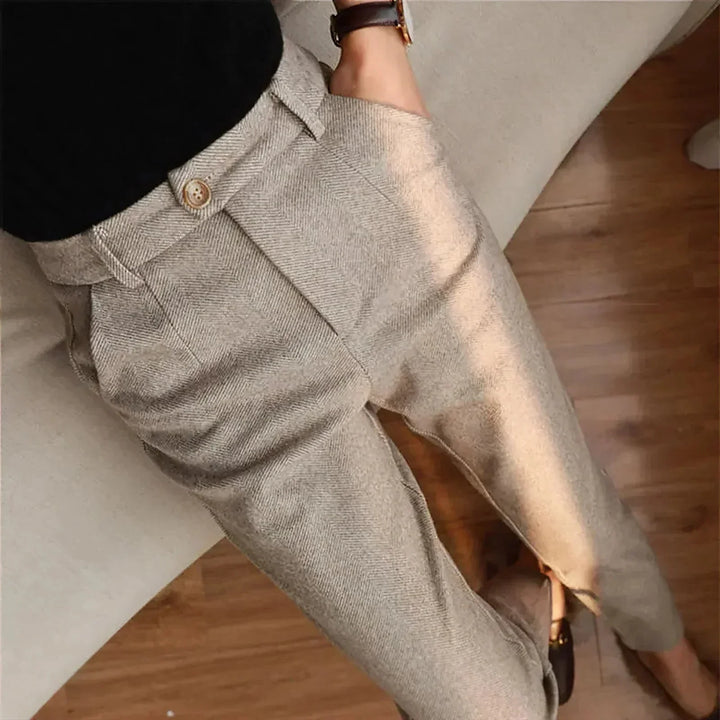 Louis | Men's textured trousers