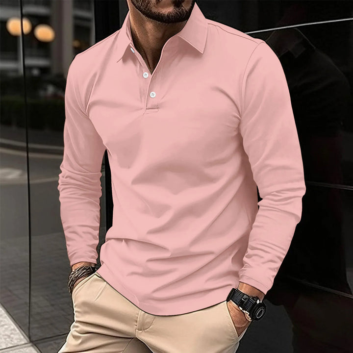 CHRIS | LONG SLEEVE POLO SHIRT