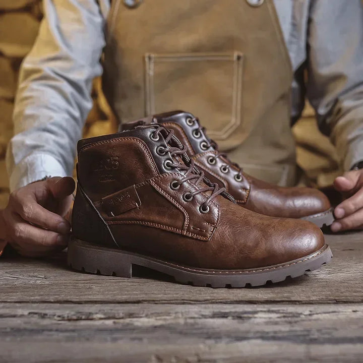 Parker | Men's British-style leather casual boots