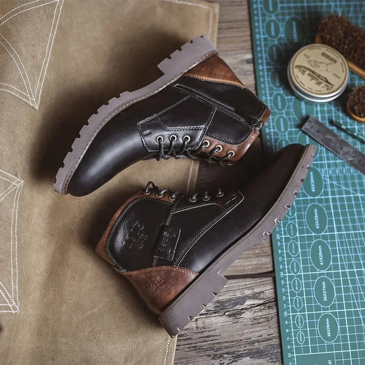 Parker | Men's British-style leather casual boots