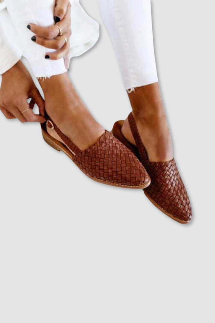 Honoria | Chic slingback shoes made from high-quality fabric