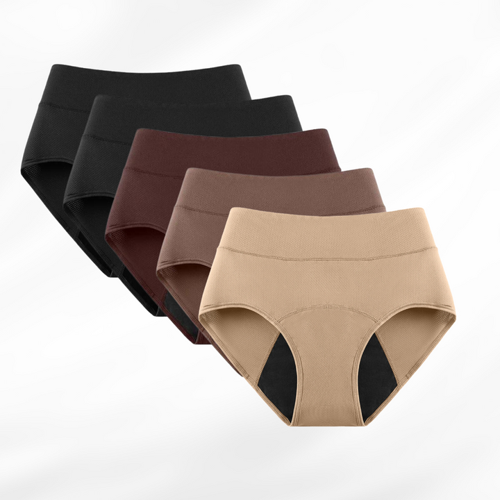 ComfyFit™ - Signature Læksikre Undertøj | 5-pak
