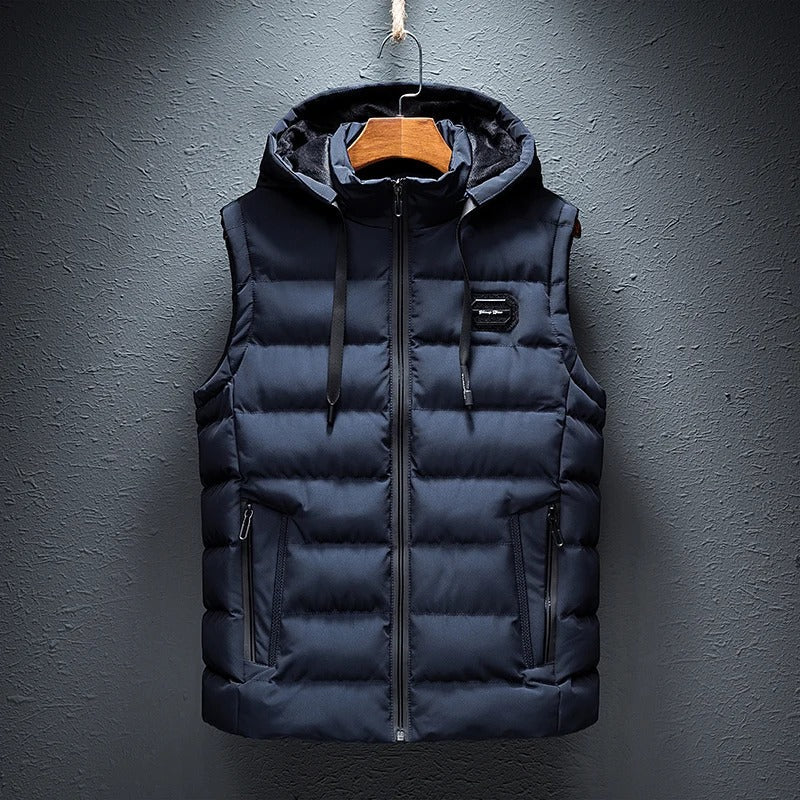 MILES | PUFFER VEST WITH HOOD