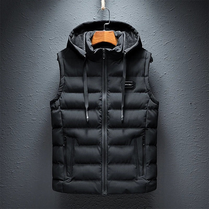 MILES | PUFFER VEST WITH HOOD