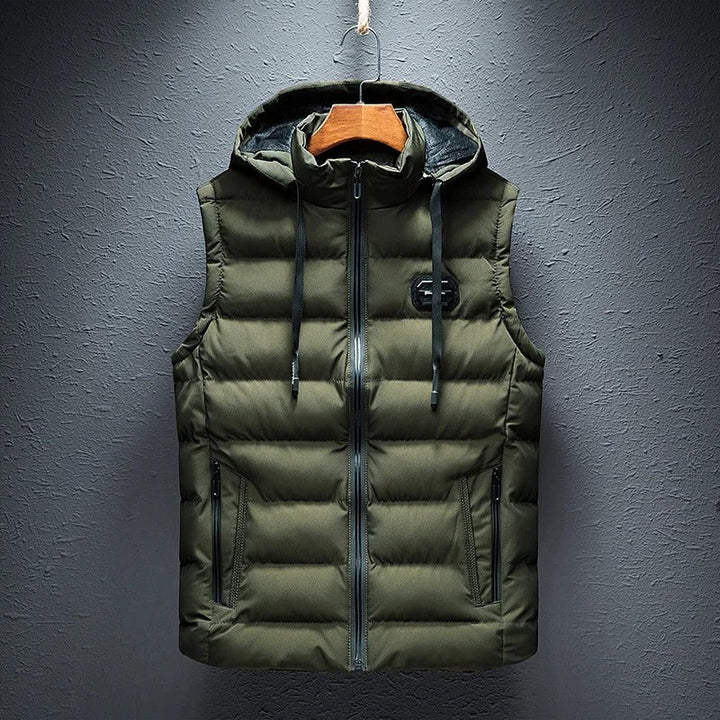 MILES | PUFFER VEST WITH HOOD