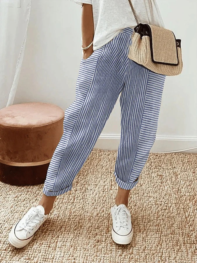 Dora™ | Striped trousers