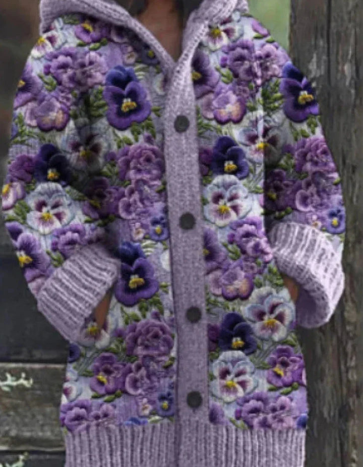 Deana | Colorful Knit Cat Cardigan