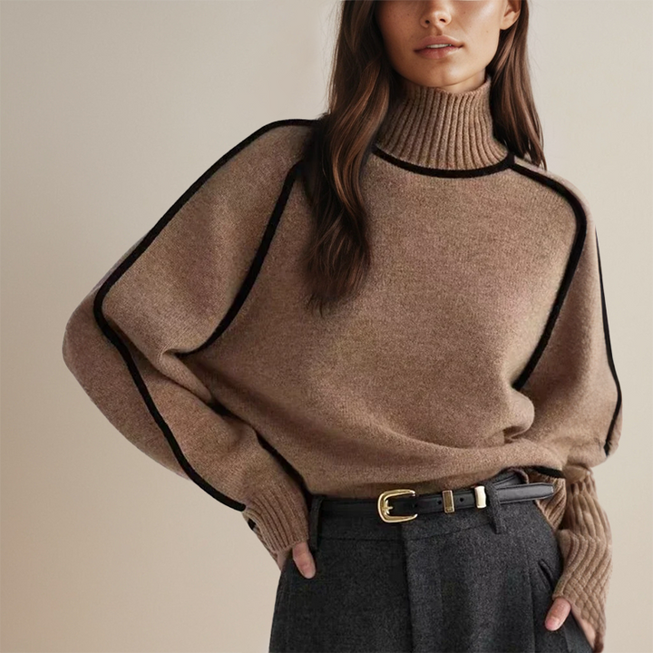 FLORANCE - ROLLER COLLAR PULLOVER
