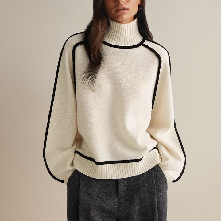 FLORANCE - ROLLER COLLAR PULLOVER