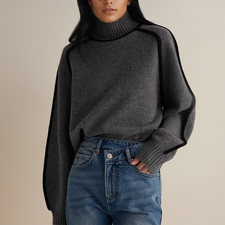 FLORANCE - ROLLER COLLAR PULLOVER