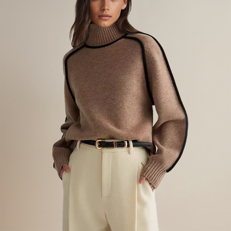 FLORANCE - ROLLER COLLAR PULLOVER