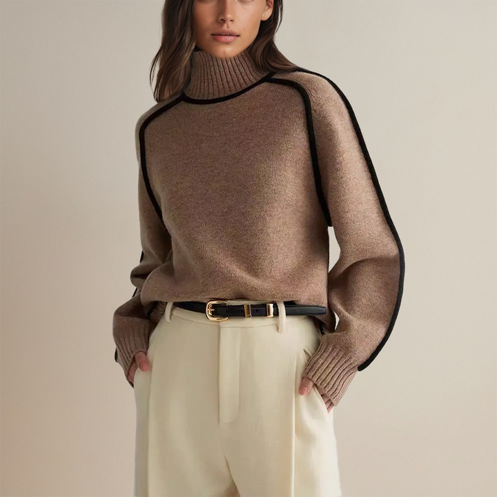 FLORANCE - ROLLER COLLAR PULLOVER