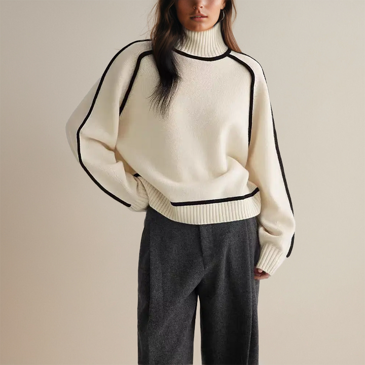 FLORANCE - ROLLER COLLAR PULLOVER