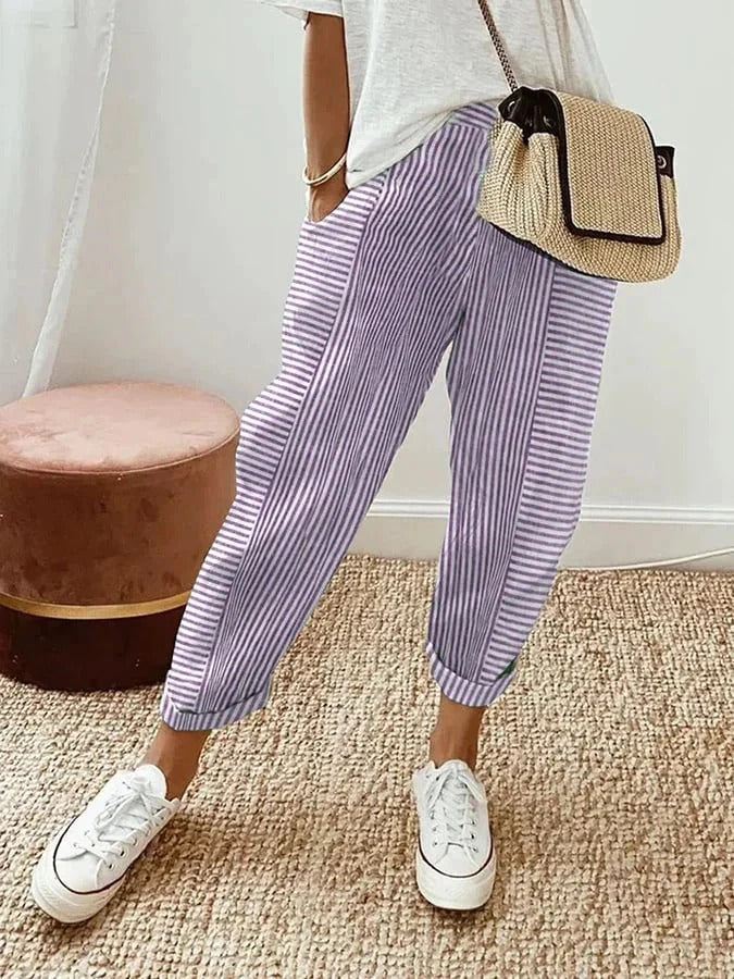 Dora™ | Striped trousers