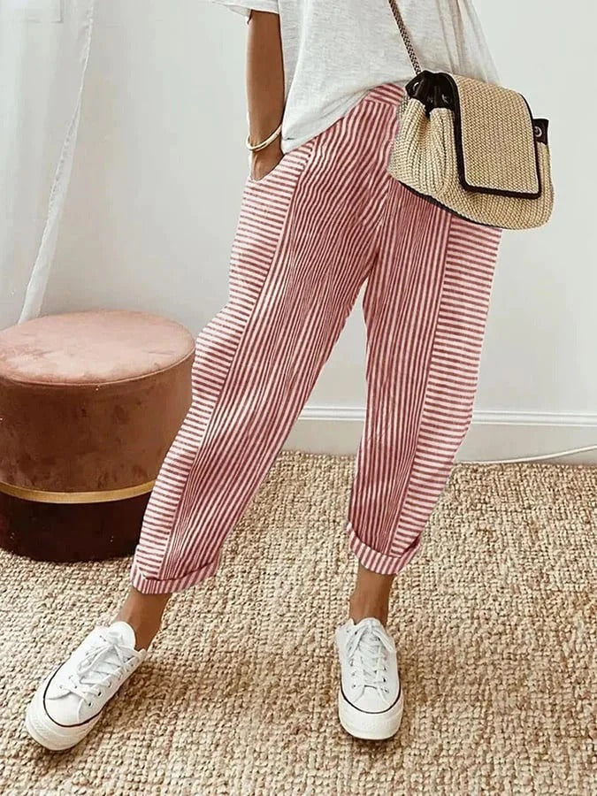 Dora™ | Striped trousers
