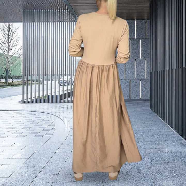 Beatrice™ | Long-sleeved knitted midi dress