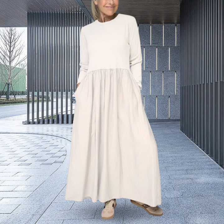 Beatrice™ | Long-sleeved knitted midi dress