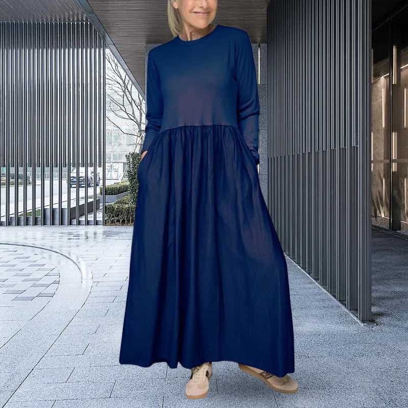 Beatrice™ | Long-sleeved knitted midi dress