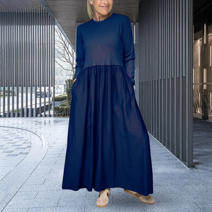 Beatrice™ | Long-sleeved knitted midi dress