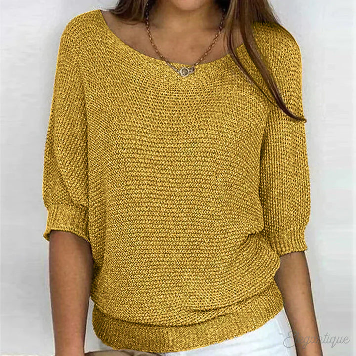 Giselle™ | Effortlessly Chic Loose Knit Sweater